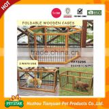2 Ways Use Wooden Frame Pet Enclosure