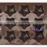Hot Selling 15-cavity Star Silicone Chocolate Pastry Mould for Baking thumbnail-3