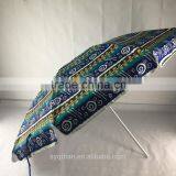 Hot Sale Cheap Windproof 120cm*8K Radius Polyester uv Cloth Beach Umbrella thumbnail-4