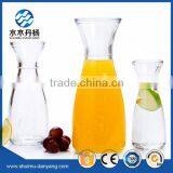 250ml/500ml Glass Decanter Glass Drinking Bottles With Straw