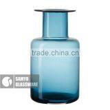 SAMYO Handcrafted Blue Fashion Vase Decoration Home Restaurant Hotel Usage thumbnail-2