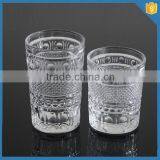 LXHY-B032 Embossed Whisky Glass Crystal DOF Tumbler Glasses thumbnail-2
