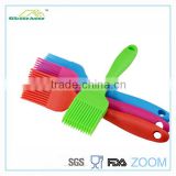 colorful silicone barbeque grill brush with steel inside