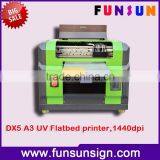 High Quality High Resolution A3 UV Flatbed id Card Printer With DX5 Printhead 1440dpi thumbnail-1