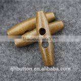 FASHION CAFE WOOD TOGGLE BUTTON FOR GARMENT ACCESSORIES