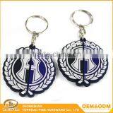 Zhongshan Promotional Craft Manufacturer Cheap Custom Metal Plated Key Ring Soft Cartoon Rubber Keychain Manufacturers thumbnail-5