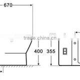 Y045 YYU Factory Ceramic wc Toilet Sanitary thumbnail-3
