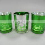 Glass Candle Holder With LED for Christmas thumbnail-1