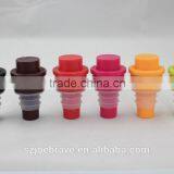 Colorful Silicone Push-type Vacuum Wine Stopper, Vacuum Sealed Stopper thumbnail-1