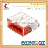 WAGO Push-in Wire Connectors With 4poles