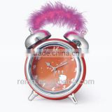 Table Alarm Clock with feather