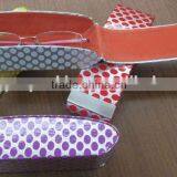PU Leather Hand Made Aluminum Reading Glasses Case