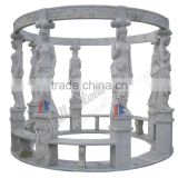 Hand-carved White Marble Gazebos