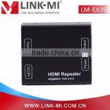 LINK-MI LM-EX39 HDMI2.0 Repeater, Support 4K@60Hz, YUV 4:4:4 HDMI Extender 50m Under 1080P@60Hz