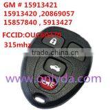 Wholesale for Buick 3+1 Button Remote Key With FCCID OUC60270-315mhz