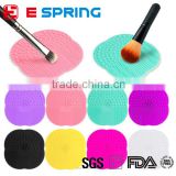 Portable Washing Tools Silicone Brush Cleaning Scrubber Makeup Brush Cleaning Mat