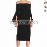 Half Sleeve Plain Colour Cotton Fit Plus Size Women's Dresses thumbnail-1