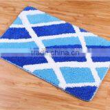 Flower Shaggy Rugs Bathroom Waterproof Mat thumbnail-2