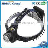 1200Lm Waterproof XML T6 Zoom LED Headlight Headlamp Head Lamp Light Zoomable Adjust Focus For Bicycle Camping Hiking thumbnail-1