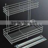 Kitchen Hanging 2 Layers Metal Shelving P-0512 thumbnail-1
