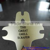 2016 Hot New Products Metal Tag For Grill Scraper