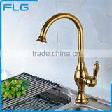 Assessed Supplier Gold Color Kitchen Faucet Brass Contemporary thumbnail-3