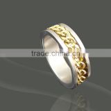 rings with wires inlay customized is welcome