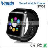 Vondo SW08 1.54" Screen Sweatproof Smart Watch Phone for IPhone 5s/6/6s And 4.2 Android Or Above SmartPhones - Black thumbnail-1