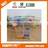 wire cart with wheel pet toy bird toy