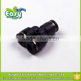 6mm Pneumatic Quick slip lock Y connector.Quick connector.pneumatic Tee fitting. for hydro-pnuematic technology
