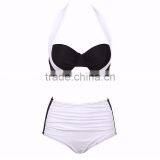 Women's Bandage Cris Cross Swimwear Push Up Bating Suit High Waist Bikini thumbnail-3