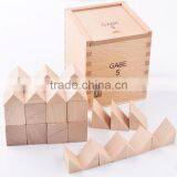 Froebel Baby Toys GABE5 Cube Balance And Symmetry Cognitive Combining/Matching Blocks Learnning Set Educational Wooden Toy thumbnail-2
