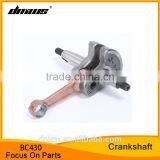 43CC CG430 Brush Cutter Crankshaft With Golden Color thumbnail-1