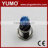 Hot Sale LA16JSF ROHS 16mm Flat Round With Ring LED IP65 Pin Terminal 3A/250VAC Push Button Switch Push Button Music Boxes thumbnail-4