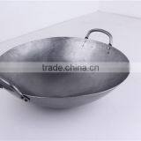Cookware Supplier Hand Hammered Carbon Steel Non Stick Wok thumbnail-6