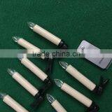 Christmas Led Candles With Clips Led Taper Candles With Clips 10pcs Led Tapered Candles With 10pcs Clips Led Candle thumbnail-4