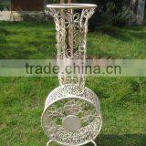 Vintage Wrought Irons Antirust Metal Antique Outdoor Decorative Garden Flower Planter Stand thumbnail-1