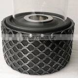 Black Bio Ethanol Fireplace, Stylish Indoor Fireplace, Stone Fireplace thumbnail-1