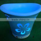 Manufacturer L36.5*W32.5*H27CM Leather Figure PE Ice Bucket Stand Lighted With Remote Control 16 Mix Changeable Colors thumbnail-4
