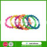 Wholesale Children BPA Free Silicone Bead Bracelets thumbnail-3