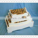 Cheap Lovely Customized Wooden Pet Bed Wholesale thumbnail-6