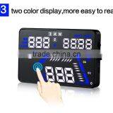 2016 Popular Multifunctional 5.5inch Head Up Display Car Speed, Mileage, Voltage Universal Vehicle GPS HUD thumbnail-4