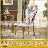 Heart Shape Back Rose Golden Dining Chair for Banquet thumbnail-1