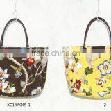 Colorful Canvas Beach Tote Bag With Beautiful Pattern thumbnail-1