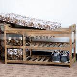 Vintage Wooden Shoe Rack for Sale thumbnail-4