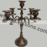 Black Candelabra 5 Candle & Candle Holders Black Candelabras Sale thumbnail-1