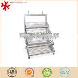 Metal Floor Standing Office Furniture Magazine Newspaper Display Stand