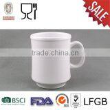 White Melamine Handle Cup thumbnail-1