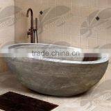 2015 New Design White Marble Stone Bathtub for Sale Made in China thumbnail-1