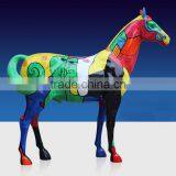 Resin Outdoor Animal Statues Lifesize Fiberglass Horse thumbnail-1